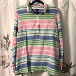 Light weight stripped tunic